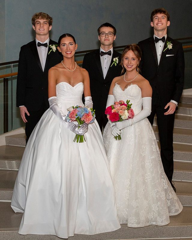 Front row: Harper Burrell, Meridith Renee Bradley
Back row: Brody Preston Bourgeois, Kristopher Michael Bailey, Nathanael Bumstead.