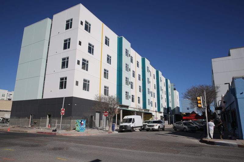 Construction of the Homewood Suites hotel in downtown Corpus Christi is seen on Feb. 6, 2026.