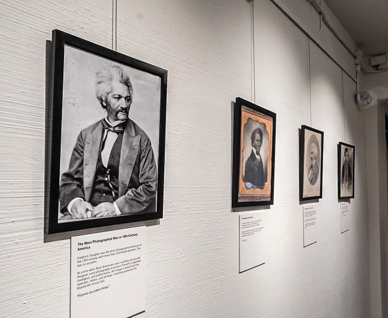 Photos of Frederick Douglas are part of the Black History & Culture Exhibit: Revolutionary Legacies at the Bethany Arts Community in Ossining Feb. 10, 2026. The exhibit, which is the sixth annual Black History Month exhibit at the arts community, is tied to the nation's 250th anniversary and explores how African Americans have defined, and redefined freedom from 1776 to today. The exhibit is open to the public through March 6th.