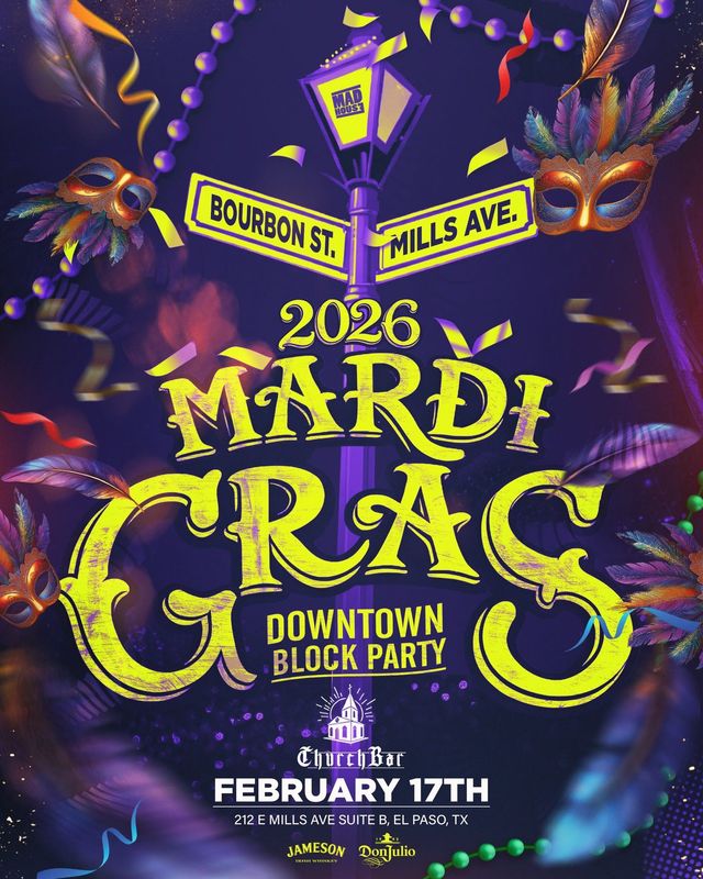 Get ready for beads, music, and nonstop energy, as 2026 Mardi Gras Downtown Block Party is set for Tuesday, Feb. 17.