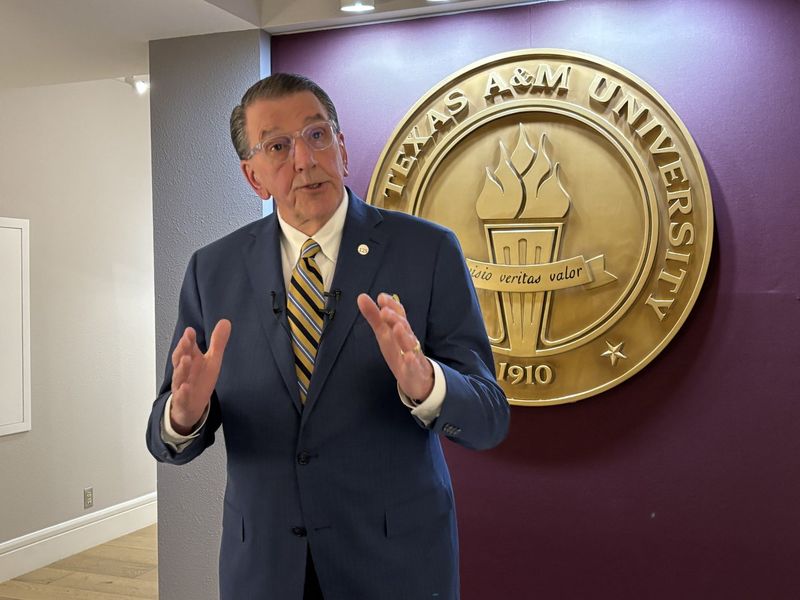 WTAMU President Walter Wendler meets the press to discuss changes likely to occur when final decision is made in May or June, but most likely to include downsizing of the main area.