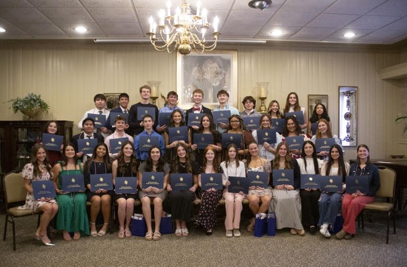 All of the Good Citizens for both the Nancy Anderson Chapter and the Francis Rainey Chapter who were recognized during a ceremony on Feb. 19 in Lubbock.