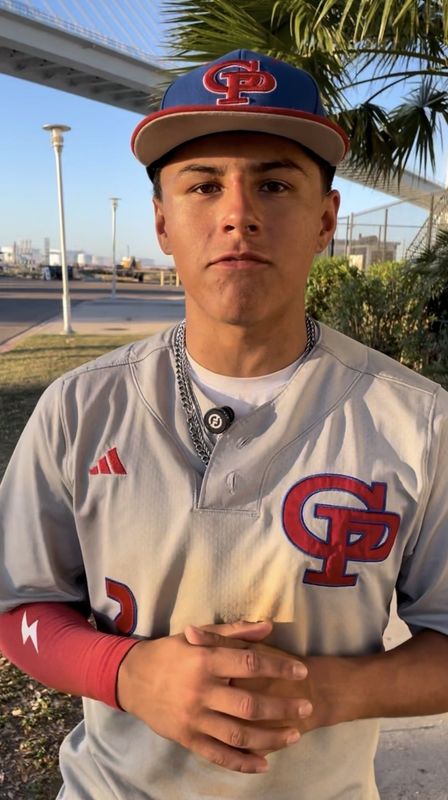 Gregory-Portland baseball player Dominic Guerra.