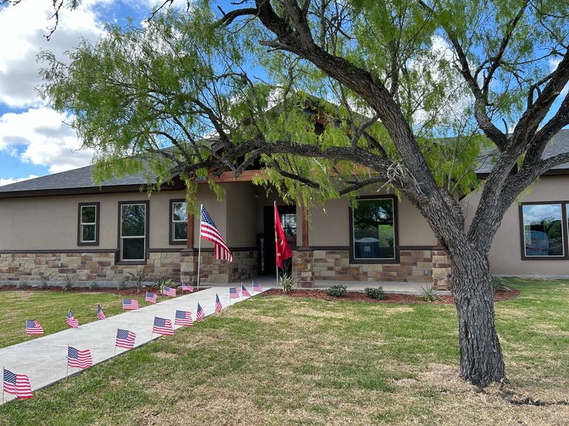 Nonprofit Helping a Hero built a custom home, pictured on March 23, in Jim Wells County for wounded U.S. Marine Corps veteran Justin Rokohl, of Orange Grove.