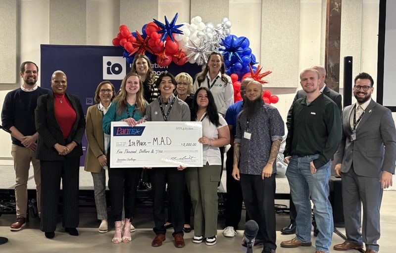 The 2026 winning team for the Pantex Innovation Challenge event was Team M.A.D., who came up with a solution for a difficult problem facing the Pantex Plant.