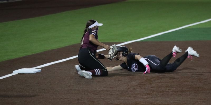 Calallen faces Tuloso-Midway in a District 31-4A high school softball game at Tuloso-Midway High School on Friday, March 27, 2026.