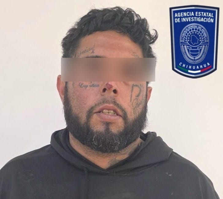Edwin R. (also known as Michael G.) was arrested on an aggravated extortion charge in connection with an arson attack with injuries that burned a mom-and-pop store in Juárez, Mexico, on April 4, 2026.