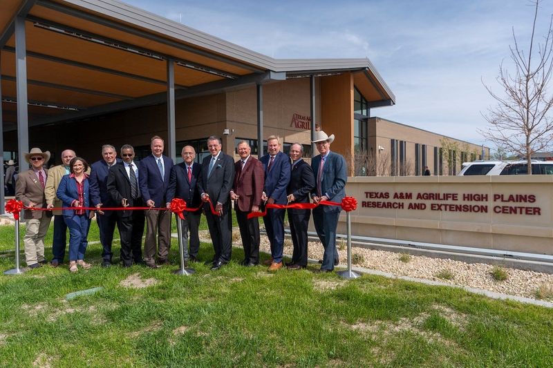 The Texas A&M Research Center held a ribbon cutting Tuesday morning to open up the new $30 million multi-use facility, designed to serve the 22 counties in this area. It will provide office space to support about 60 faculty and staff for the Texas A&M AgriLife Research and Texas A&M AgriLife Extension Service agencies.