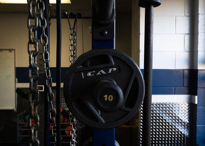 Arnold High School's weight room in Panama City Beach, Fla., Feb. 10, 2026. (Tyler Orsburn/News Herald)
