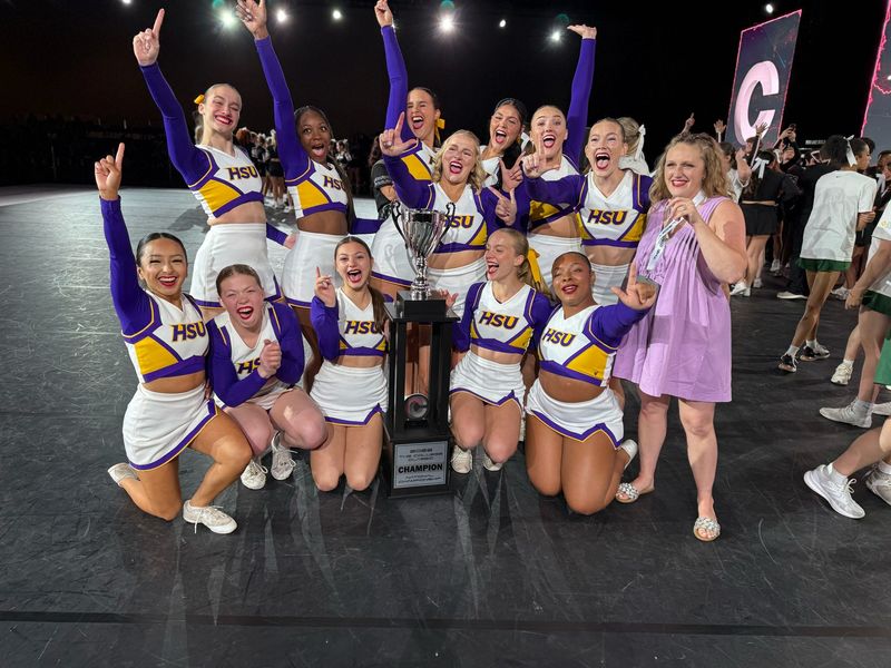 The Hardin-Simmons University cheer team competed for the first time in over 25 years on April 11-12 at the College Classic national cheerleading competition in Orlando, Florida.