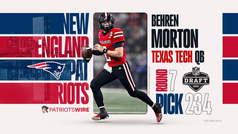 Behren Morton drafted by the Patriots