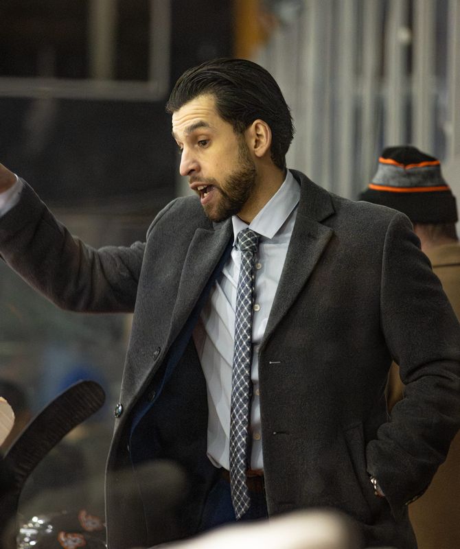 Michael Rivera is the head coach of the El Paso Rhinos of the NAHL