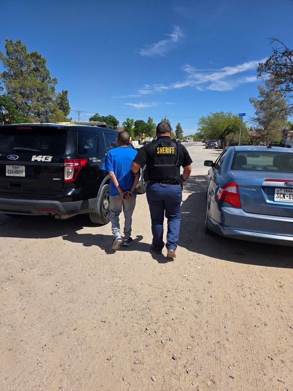 An El Paso County Sheriff's Office deputy arrested 54-year-old Carlos Flores on Friday, April 24, 2026, in connection with an animal cruelty charge after Flores allegedly abandoned a box of puppies in a desert in Fabens.