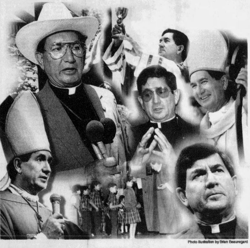 The Caller-Times published a photo collage of Bishop Emeritus René Henry Gracida in 1997, the year he retired.