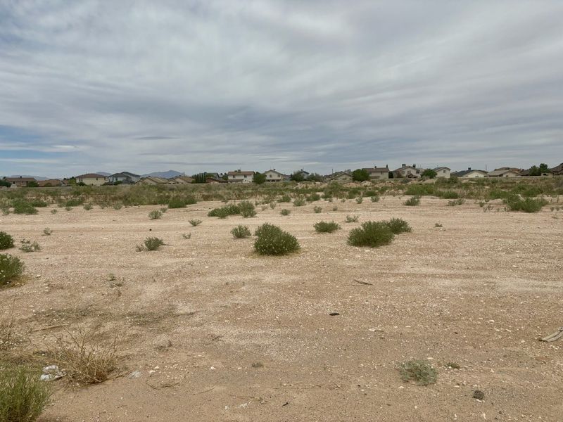 An empty lot marks the future location of Villas at Augusta apartment complex on Zaragoza Road in far East El Paso.