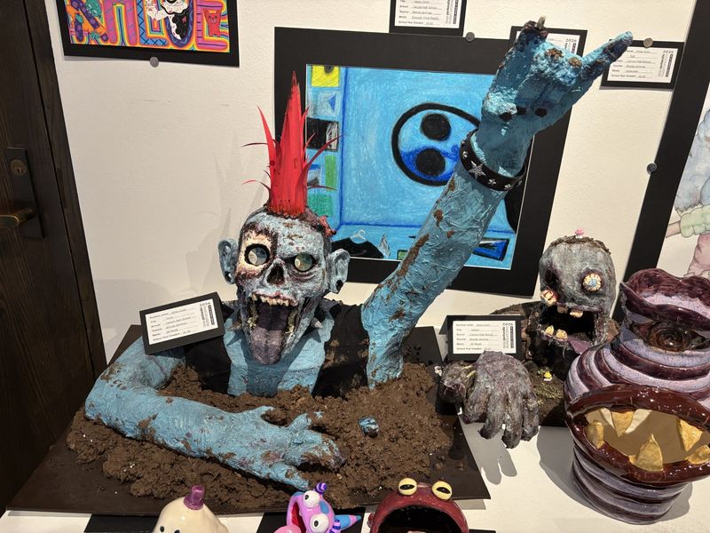 Student's art reaches out to the audience at the Amarillo Museum of Art for the annual Texas Panhandle Student Art Show, which will have a presentation of awards and scholarships at a special reception May 15.