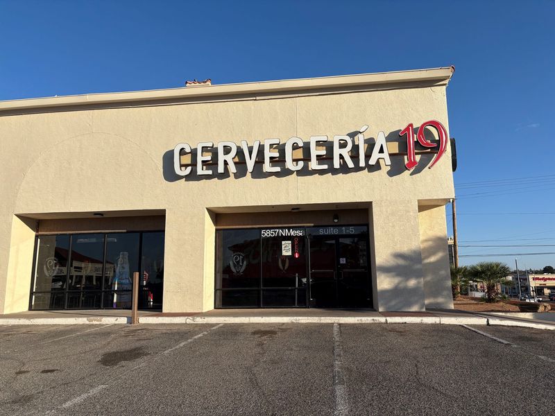 Cerveceria 19 at 5857 N Mesa St., Suite 1–5