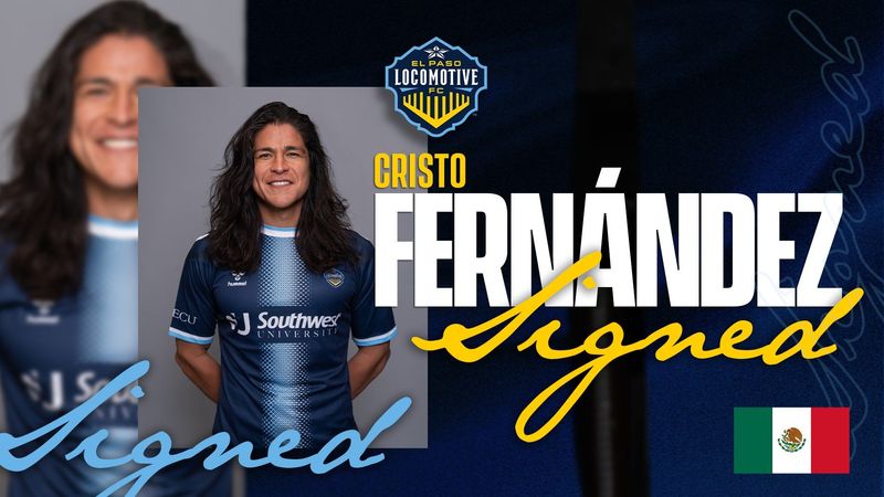 Cristo Fernández has signed with the El Paso Locomotive