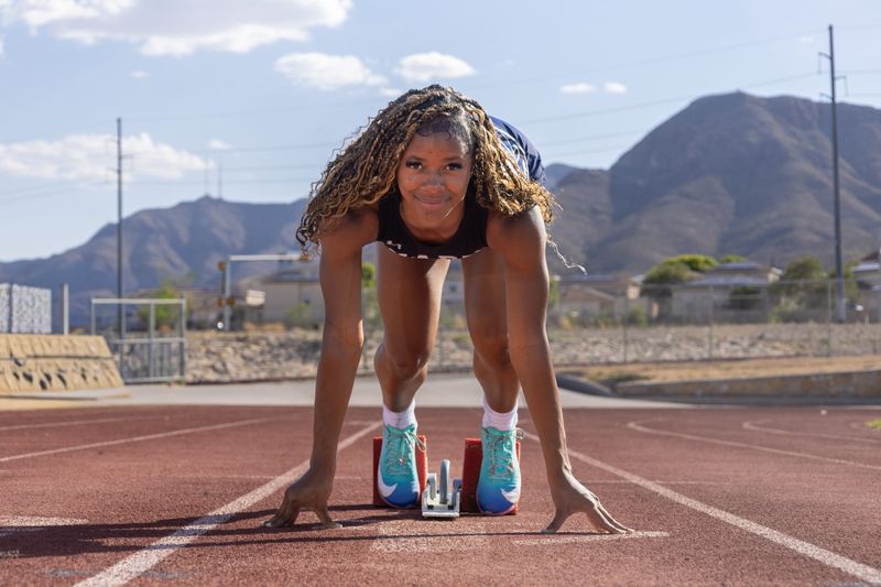 Laurin Gardner of Chapin HS will compete in the 100 meters in Class 5A at the Texas UIL Track and Field State Meet in Austin.