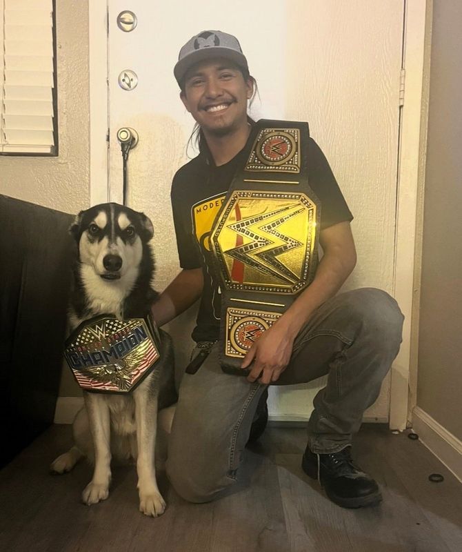Dominic Wegmann was walking to work when he was struck and injured by a truck in hit-and-run collision while crossing Album Avenue near McRae Boulevard in the late morning of Mother's Day, May 10, 2026, in East El Paso.