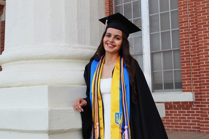 When Mariia Syzonenko arrived at Wayland Baptist University in August 2022 after an exhausting journey from war-torn Ukraine, she spoke hesitant English, had never traveled alone, and did not know what to expect from life in a small West Texas town. Four years later, she is graduating with a Bachelor of Business Administration in Management/Marketing.