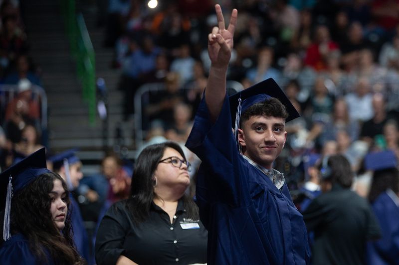 More than 920 students graduated at Del Mar College's spring commencement at the Hilliard Center in Corpus Christi, Texas, on May 15, 2026.