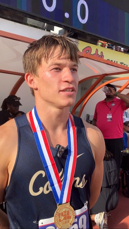 Klein Collins' Andrew Jones won the 110 hurdles at the UIL State Track and Field Championships with the second-fastest all-conditions time ever at 13.01 seconds.