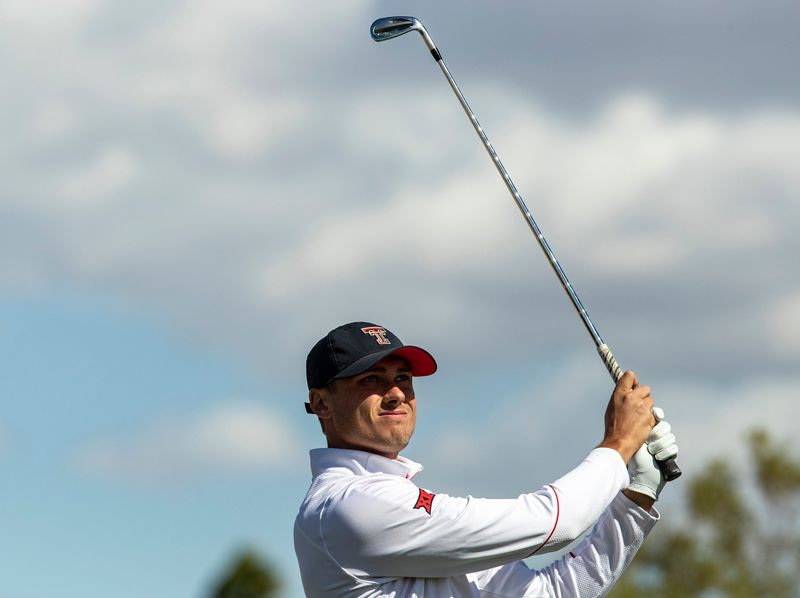 When he played for Texas Tech, Ludvig Aberg won three individual titles at the Prestige college golf event in La Quinta. Here Aberg tees off at the Norman Course at PGA West in 2023.