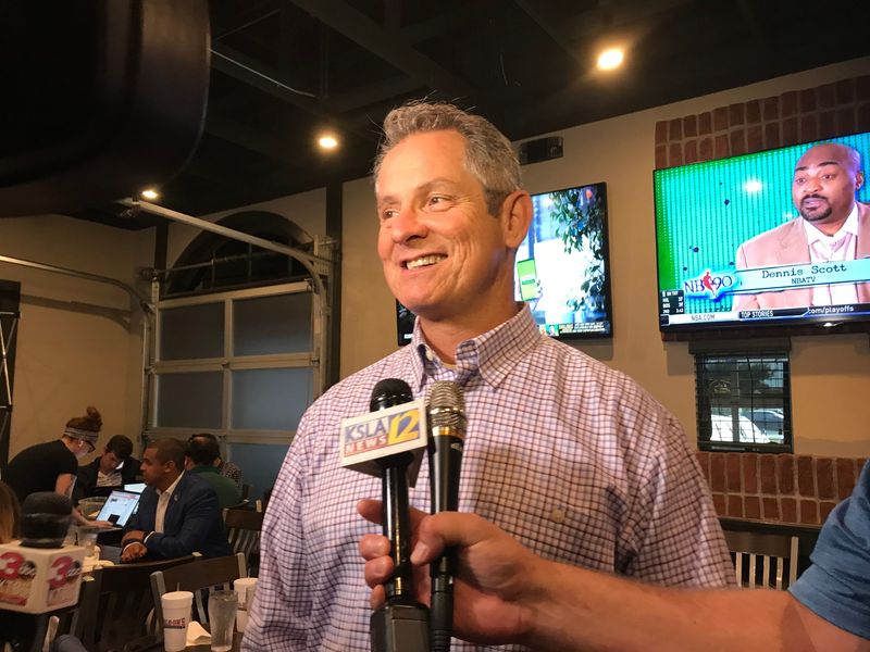 LSU strength and conditioning coach Tommy Moffitt speaks with the media during Monday's LSU Coaches Caravan stop in Shreveport.

Img 4806