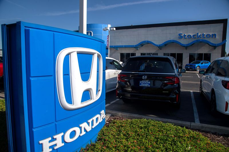 The Stockton Honda dealership is located at 2002 E. Hammer Lane in Stockton, California on Jun. 10, 2025.