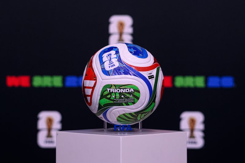 ZURICH, SWITZERLAND - OCTOBER 02: FIFA World Cup 2026 Official Match Ball at the Home of FIFA on October 02, 2025 in Zurich, Switzerland. (Photo by Marcio Machado/FIFA)