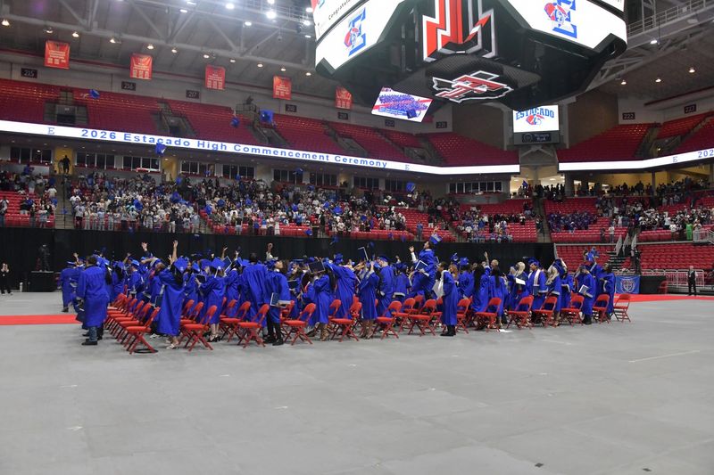 Lubbock ISD's Estacado High School celebrated its class of 2026 during a commencement ceremony May 23 at Texas Tech's United Supermarkets Arena.