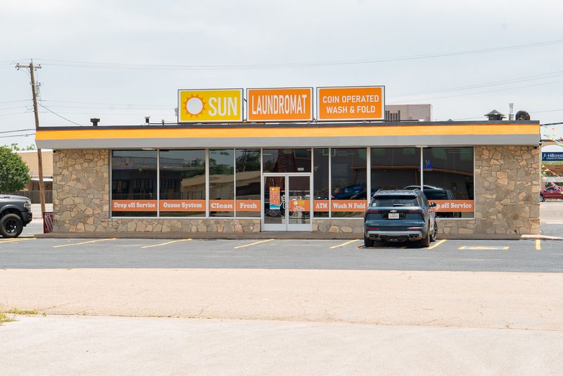 Sun Laundromat at 2401 Garfield Ave. on Friday, May 29, 2026. The new laundromat celebrated its grand opening on May 14, welcoming the Abilene community to the new modern laundry facility.