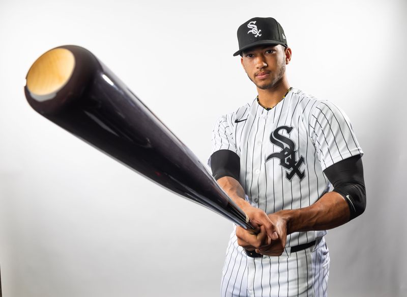 Feb 17, 2026; Glendale, AZ, USA; Chicago White Sox outfielder Braden Montgomery poses for a portrait during photo day at Camelback Ranch. Mandatory Credit: Mark J. Rebilas-Imagn Images