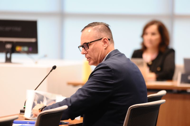 Deputy Superintendent David Bates presented the El Paso ISD Board of Trustees with options to bring the district back to financial stability during the special session held on Thursday, June 4 at EPISD headquarters