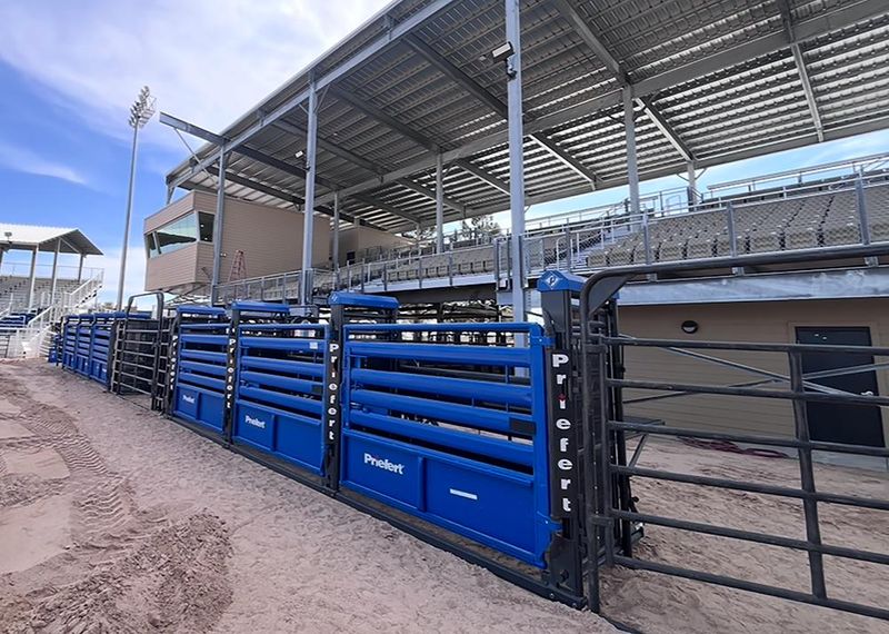 Reeves County officials announce improvements to Buck Jackson Arena in Pecos on June 4, 2026.