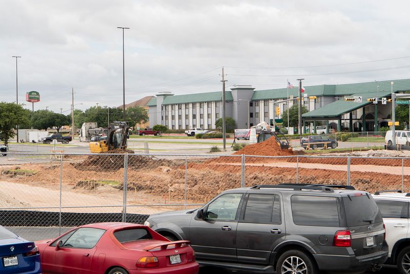 Construction is well underway Thursday on the new Freddy's Frozen Custard & Steakburgers in Abilene.