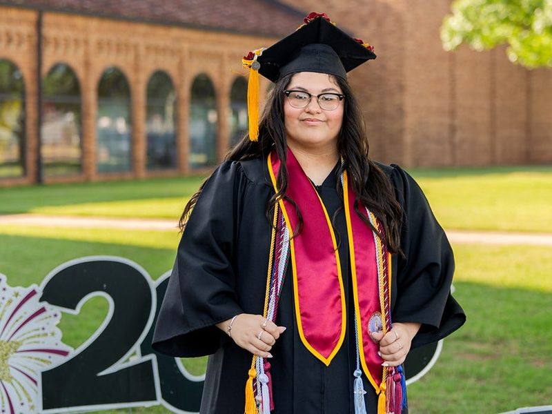 Wichita Falls native Ashley Caraway graduated from MSU Texas on May 16.