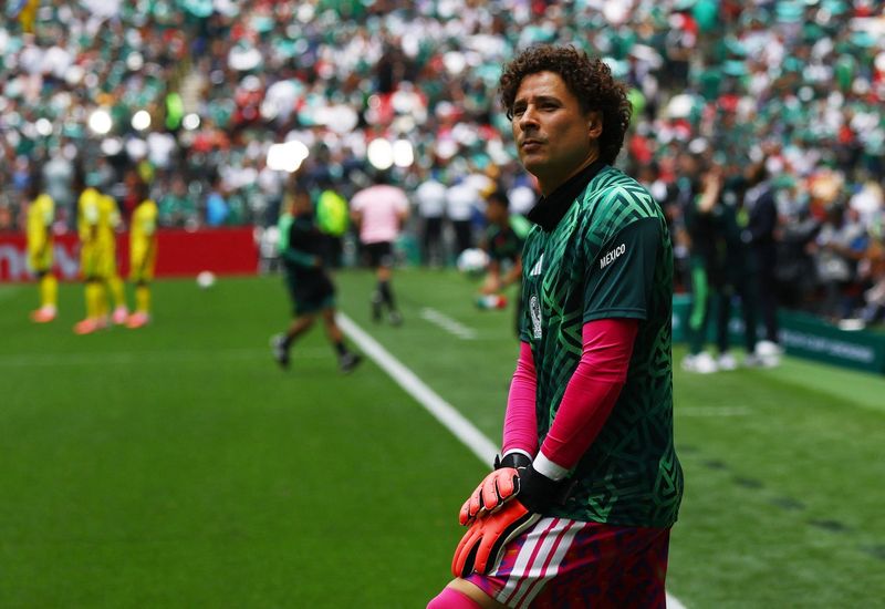 June 11, 2026; Mexico City, Mexico; Mexico's Guillermo Ochoa during the warm up before the match.