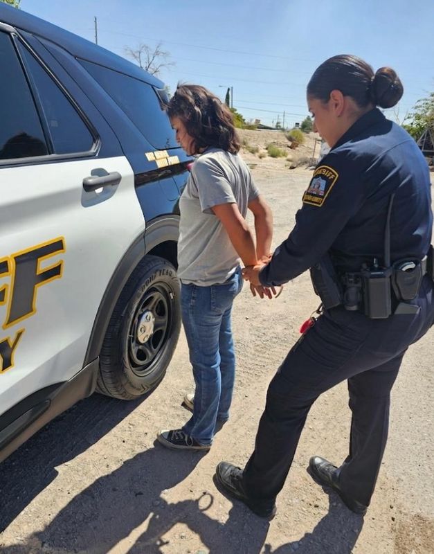 An El Paso County Sheriff's Office deputy arrested Kimberly America Frescas on suspicion of animal cruelty on Monday, June 23, 2026, at a home in Fabens, Texas.
