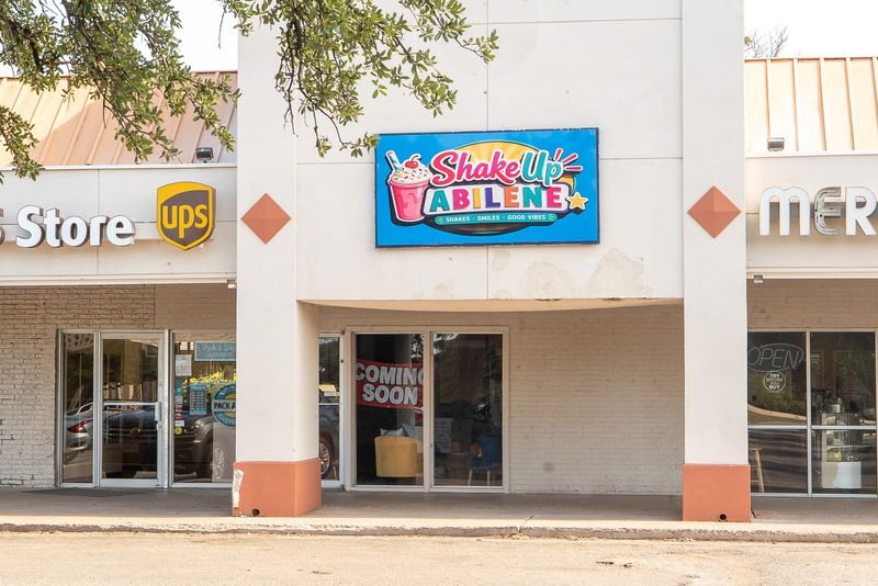 Shake Up Abilene, a new protein shake and specialty drink cafe, on Thursday, June 25, 2026. The shop's menu features protein-packed shakes, lifted energy teas, protein coffee drinks, and more.