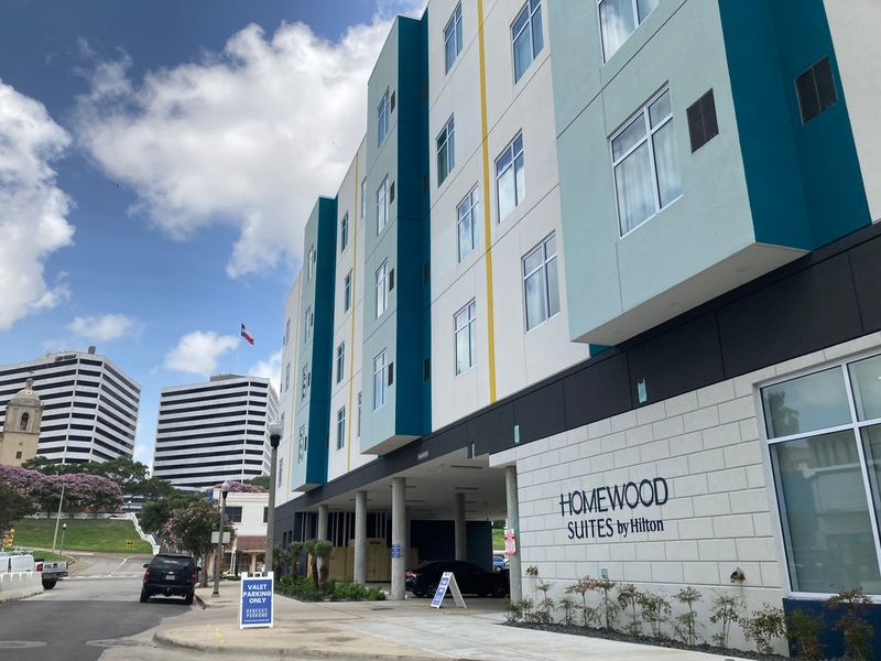 A new Homewood Suites by Hilton in downtown Corpus Christi is pictured on June 25, 2026.