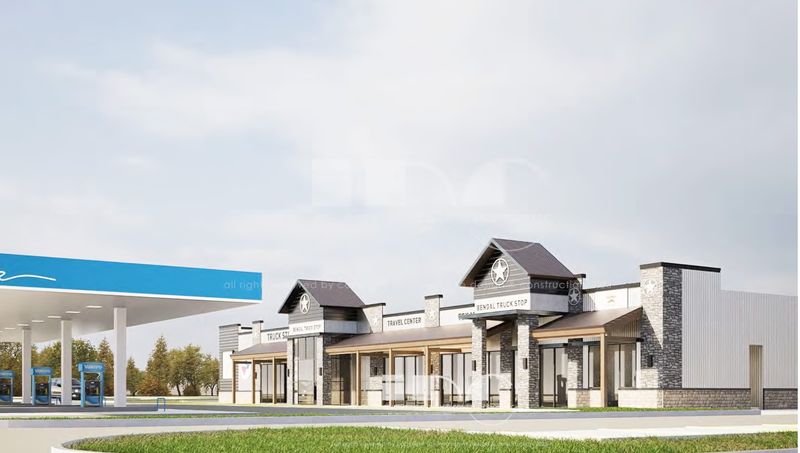 A rendering of a proposed new travel center on the north edge of Wichita Falls.