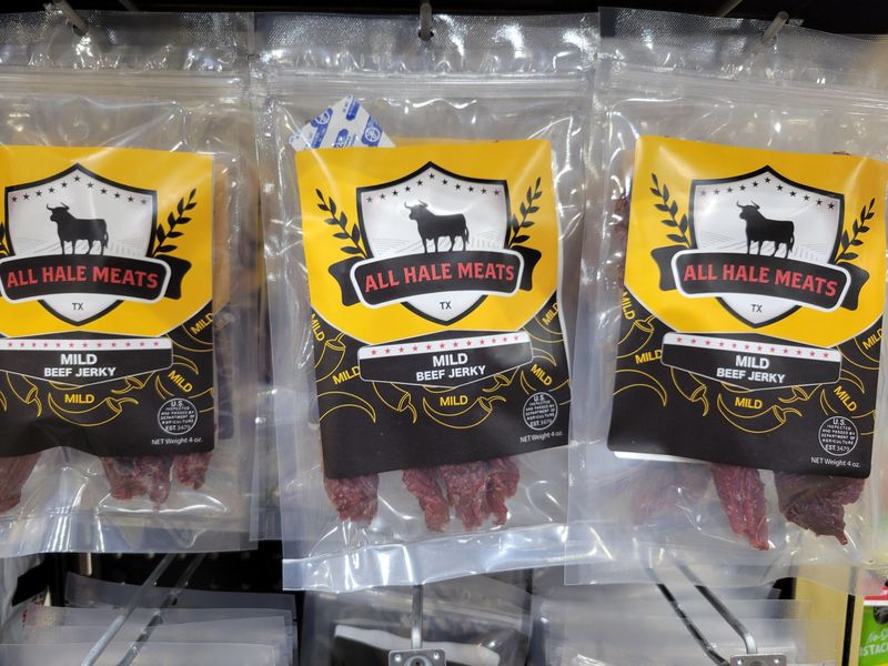 All Hale Meats jerky is available at grocery stores, including Market Street, 3405 50th St., as seen on Wednesday, July 8, 2026 in Lubbock, Texas.