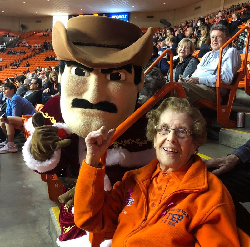Katie Jensen, who was the secretary for the UTEP track and field team from 1985 until the age of 98 in 2018, has passed away at the age of 106.