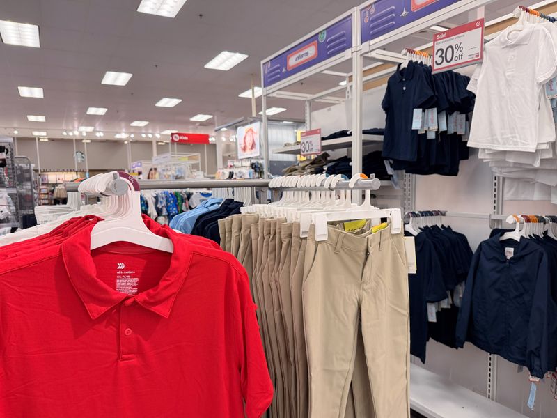 Youth clothing for sale at Target, 5425 S. Padre Island Drive in Corpus Christi, is seen on July 10.