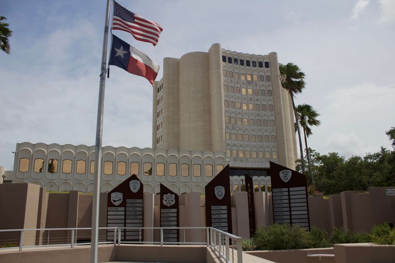 The Nueces County Courthouse is seen on July 10, 2026.