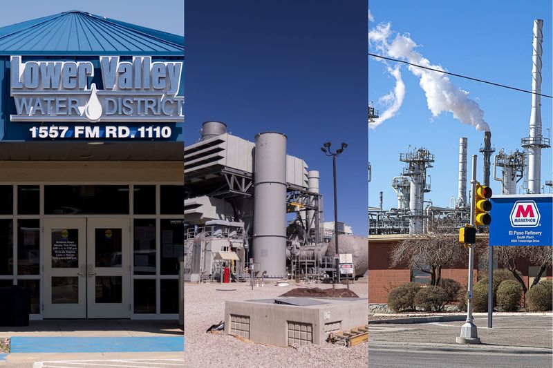 The Lower Valley Water District, El Paso Electric and Marathon Petroleum are among the city's top annual water users. The top 10 water users represent 42% of the water consumed in El Paso each year.