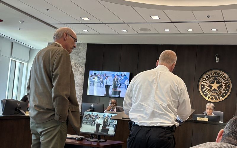 On July 27, Potter County Sheriff Brian Thomas and 47th District Attorney Jason Herring discuss the serious ongoing issue of overcrowding at the Potter County Jail during the Potter County Commissioners' Court meeting. The jail overcrowding was brought back up for action at the Aug. 10 meeting of the court.