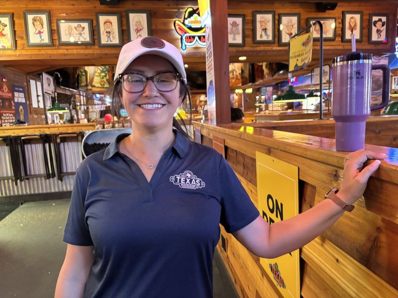 Owner and manager of the Amarillo Texas Roadhouse, Rebecca Romero, let her employees decide what they wanted to do for an end-of-summer bash, and they chose to give back to the community with a back to school event where kids could get much-needed supplies.